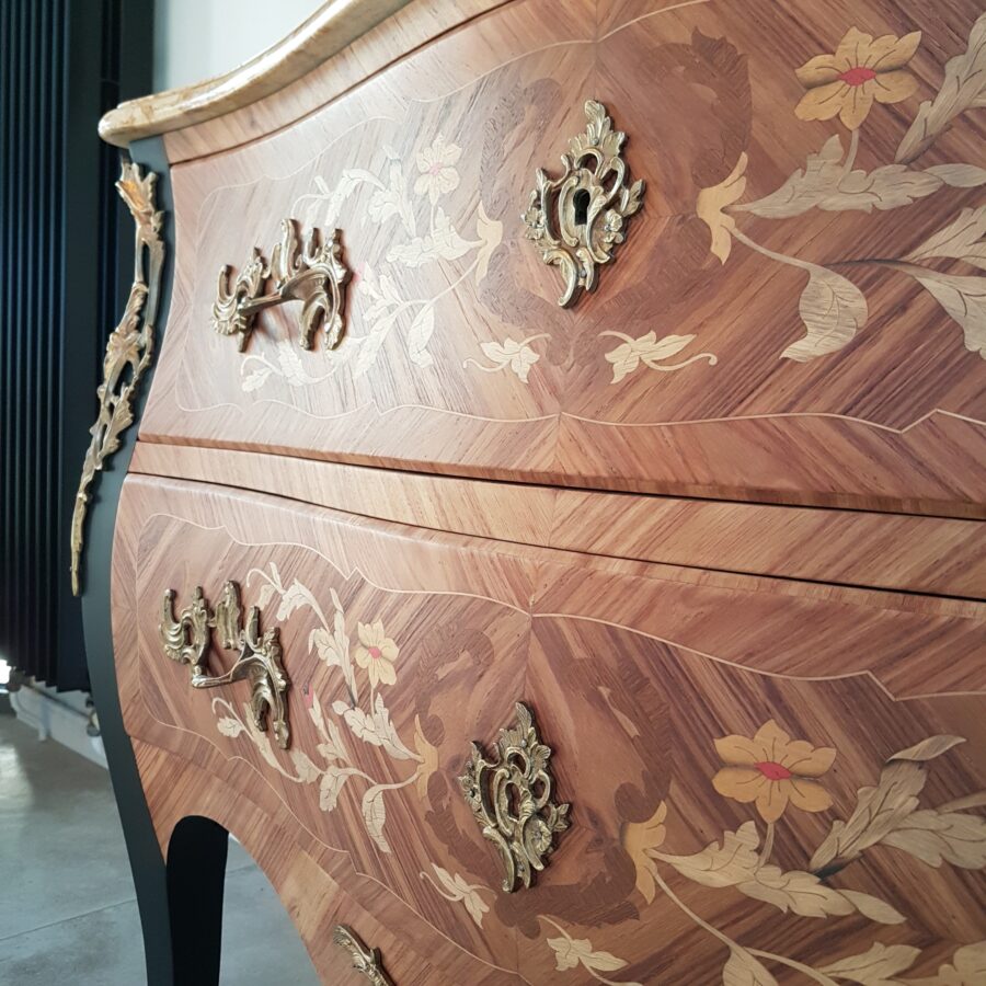 Commode de style Louis XV Black&Wood – Image 5