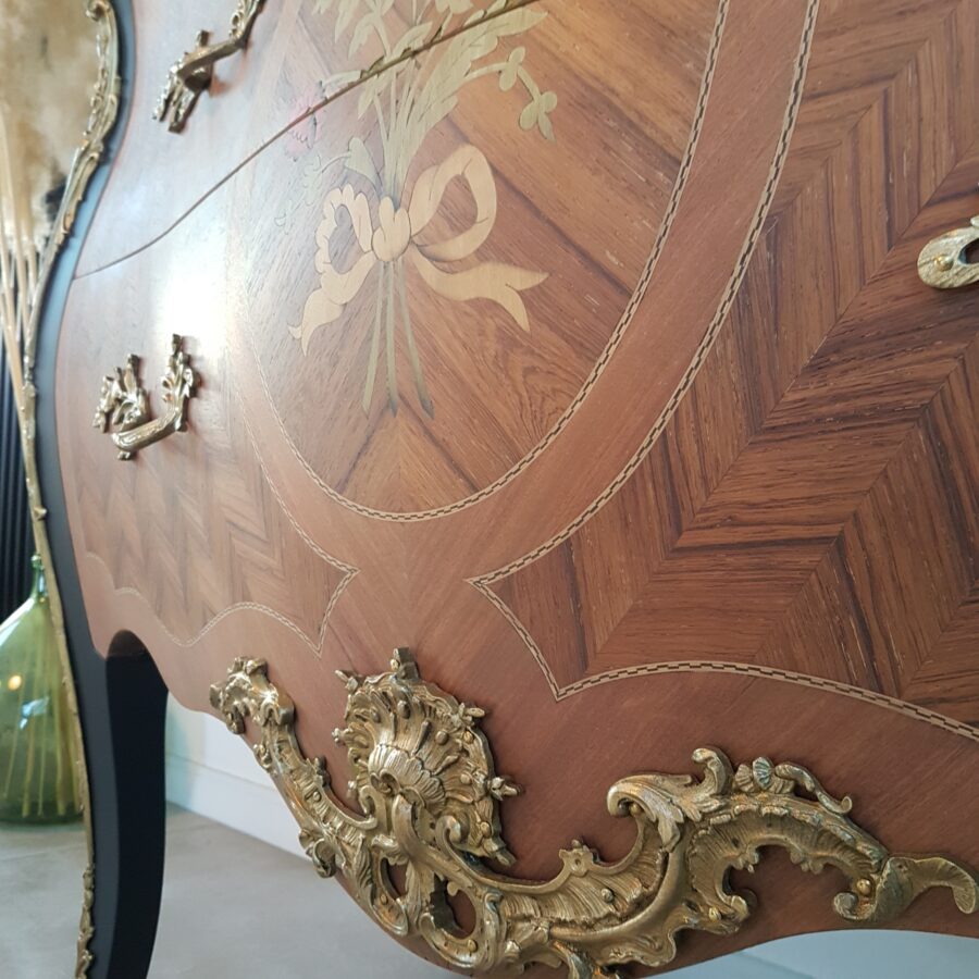 Commode de style Louis XV Black&Wood – Image 2